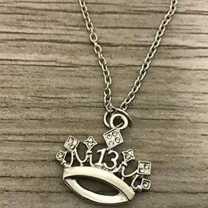 13th Birthday Charm Necklace- Girls Thirteenth